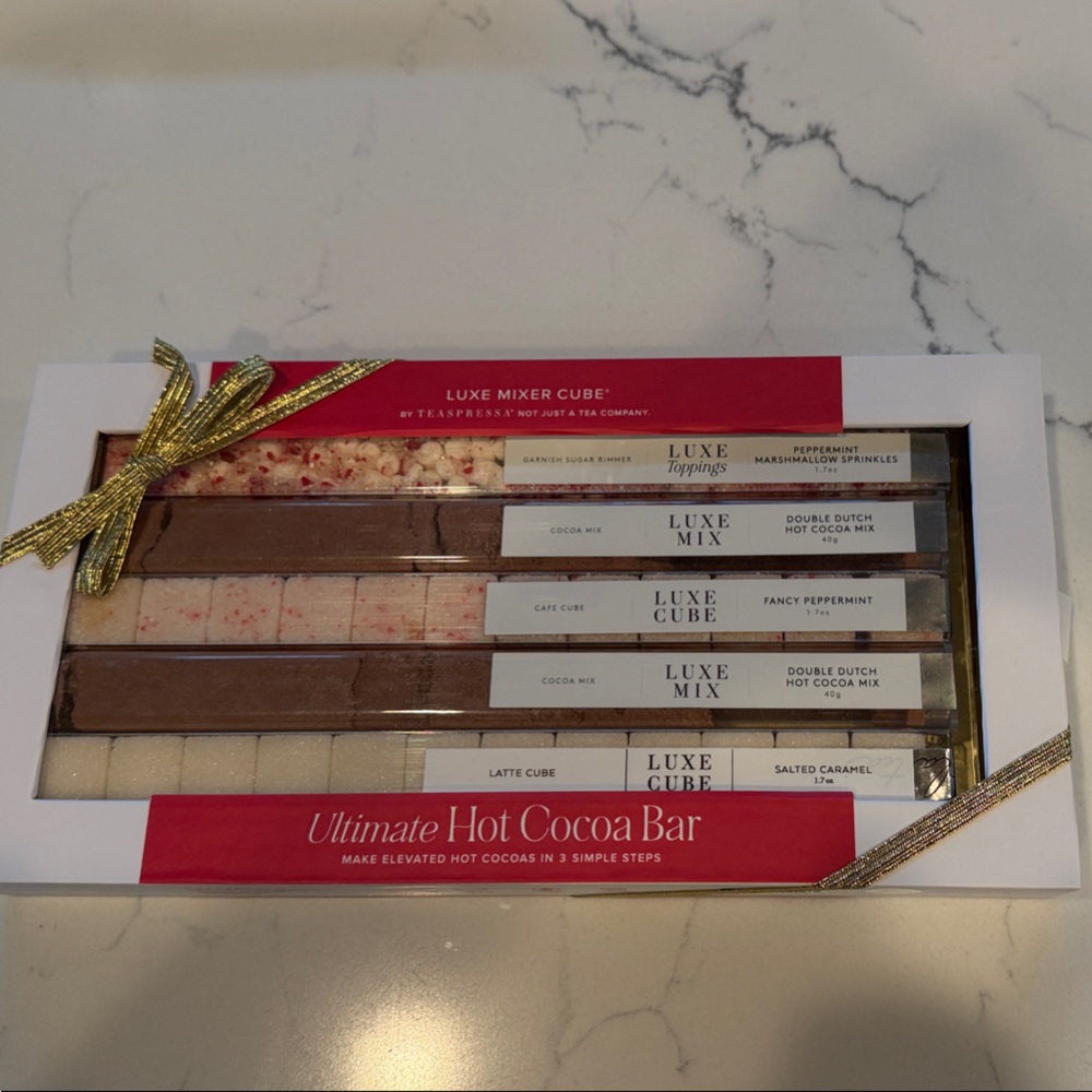 Ultimate Hot Cocoa Bar Set - Gold and Brown
